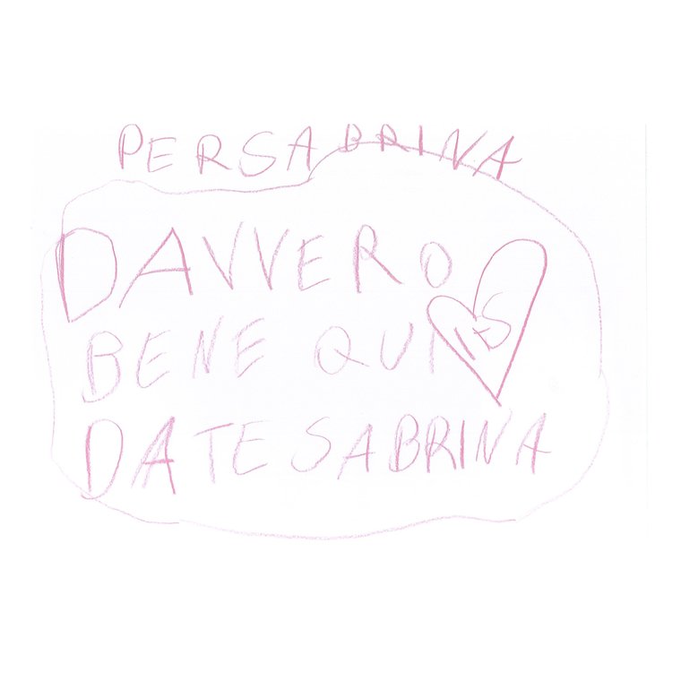 Disegno di un bambino per la Dott.ssa Sabrina