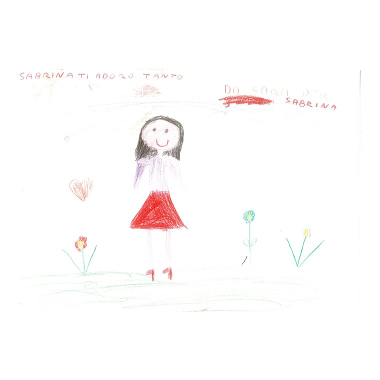 Disegno di un bambino per la Dott.ssa Sabrina