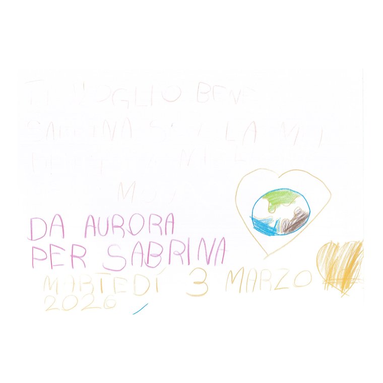 Disegno di un bambino per la Dott.ssa Sabrina