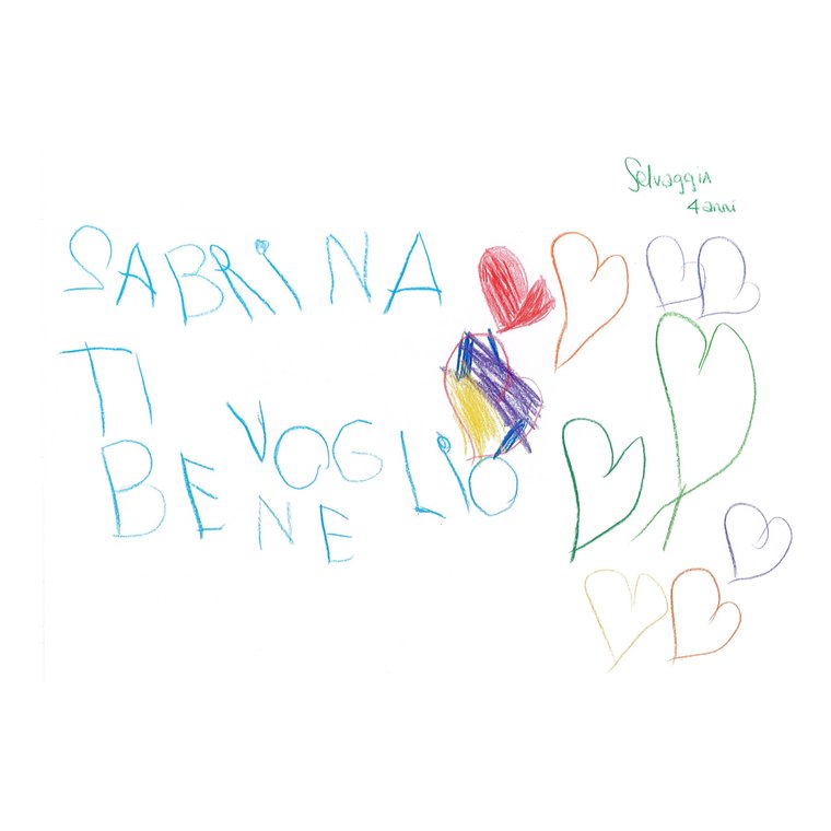 Disegno di un bambino per la Dott.ssa Sabrina