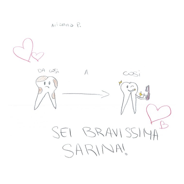 Disegno di un bambino per la Dott.ssa Sabrina