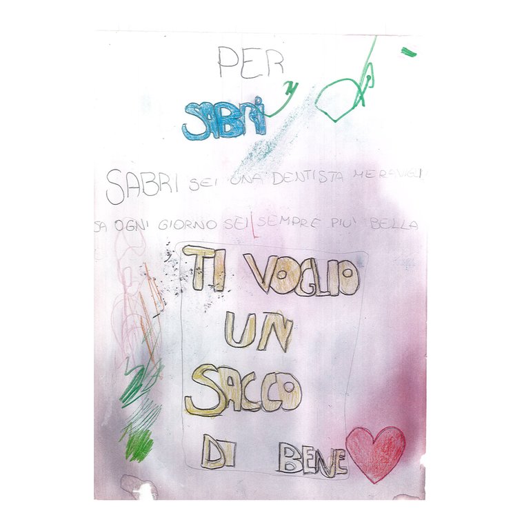 Disegno di un bambino per la Dott.ssa Sabrina