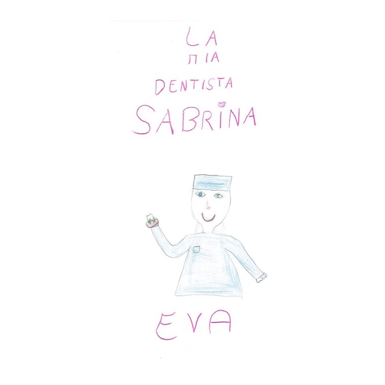 Disegno di un bambino per la Dott.ssa Sabrina