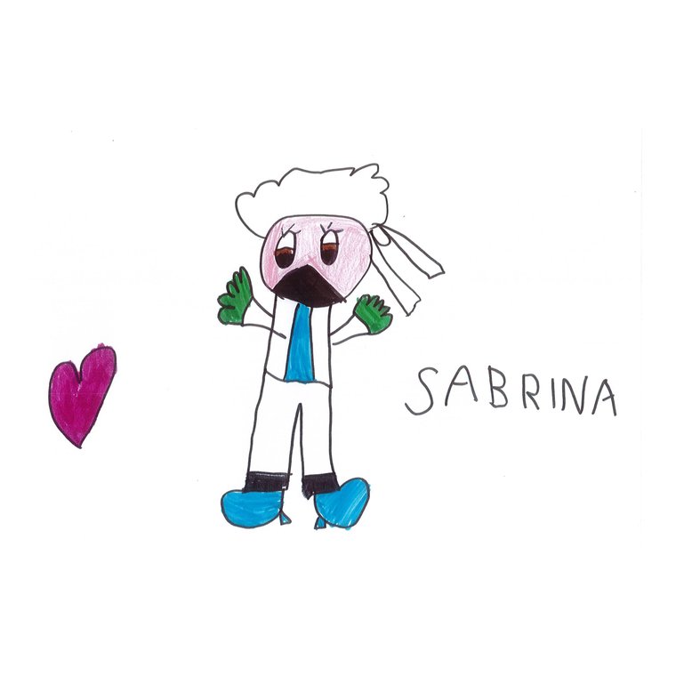 Disegno di un bambino per la Dott.ssa Sabrina