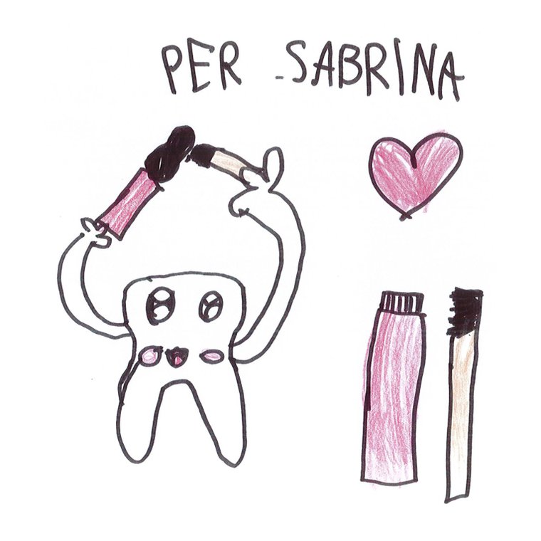 Disegno di un bambino per la Dott.ssa Sabrina