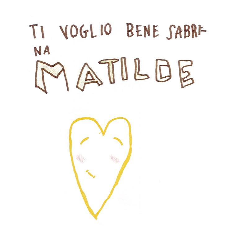 Disegno di un bambino per la Dott.ssa Sabrina